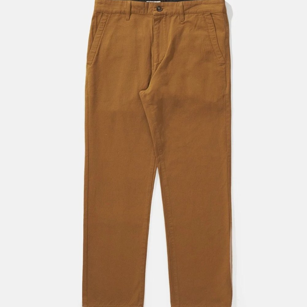 Rhythm. Essential Twill Trouser - Coffee 32 BNWT